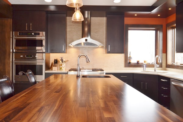 Walnut Butcher Block Countertop Kitchen Remodel Central Iowa