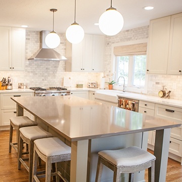 Traditional Transitional Kitchen Remodel by Kaufman Construction project photo